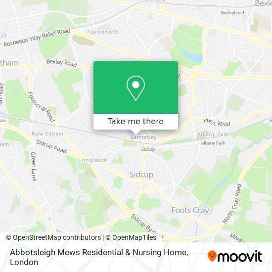 Abbotsleigh Mews Residential & Nursing Home map