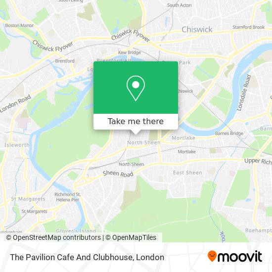 The Pavilion Cafe And Clubhouse map