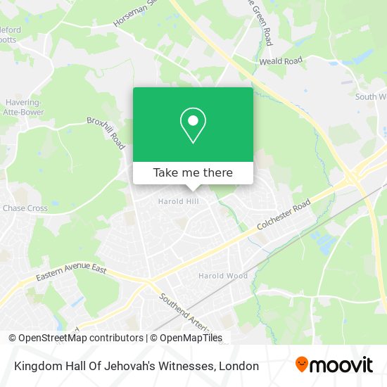 Kingdom Hall Of Jehovah's Witnesses map