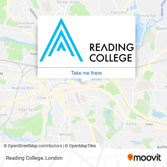Reading College map