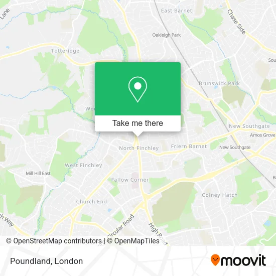 Poundland map