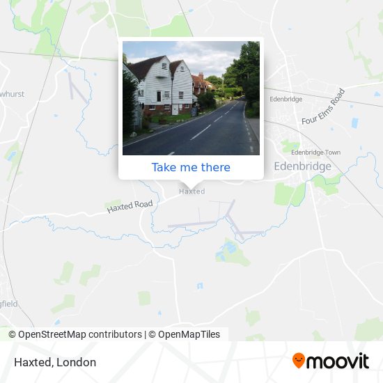 Haxted map