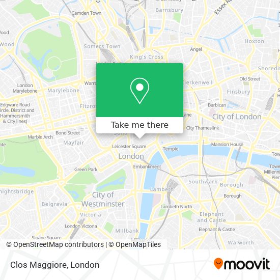 Clos Maggiore map