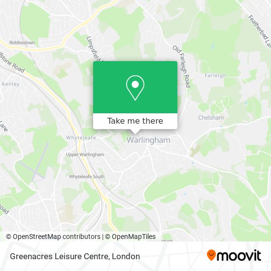 Greenacres Leisure Centre map