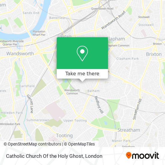 Catholic Church Of the Holy Ghost map
