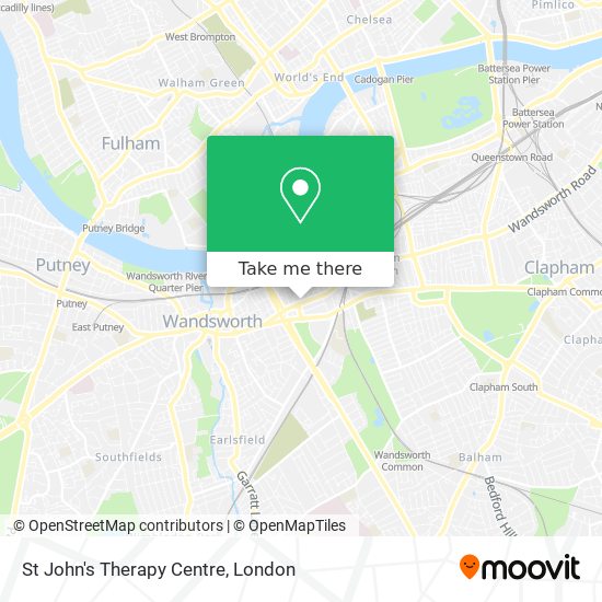 St John's Therapy Centre map