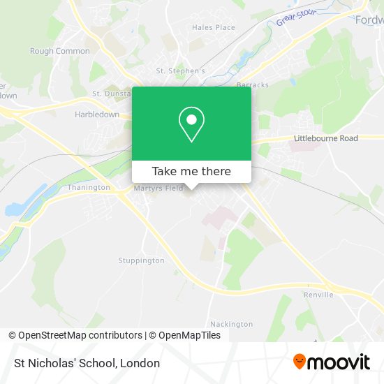 St Nicholas' School map