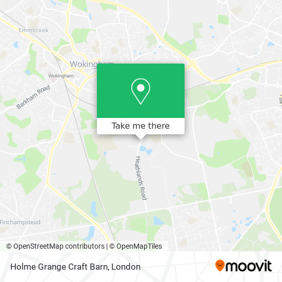 Holme Grange Craft Barn map
