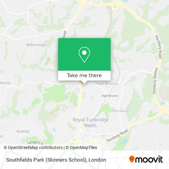 Southfields Park (Skinners School) map
