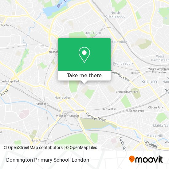 Donnington Primary School map