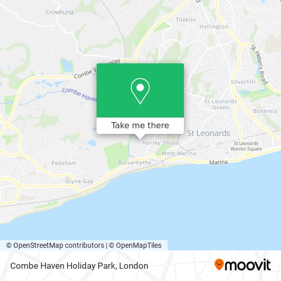 Combe Haven Holiday Park map