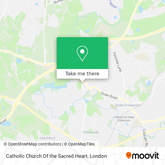 Catholic Church Of the Sacred Heart map