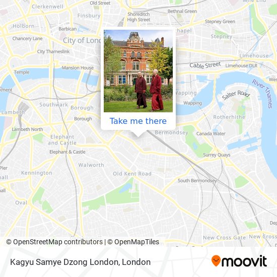 Kagyu Samye Dzong London map