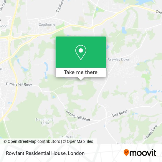 Rowfant Residential House map