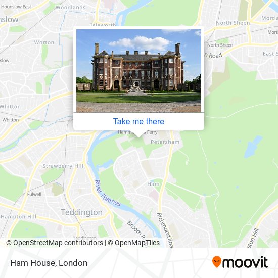 Ham House map
