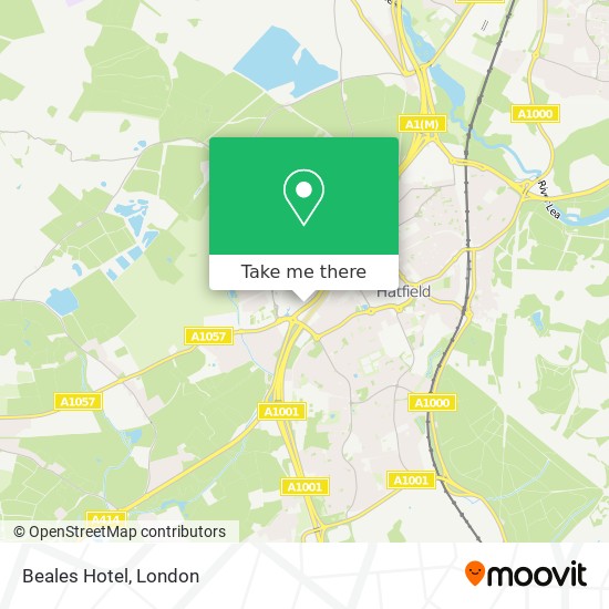 How To Get To Beales Hotel In Hatfield Herts By Bus Or Train Moovit