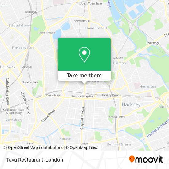Tava Restaurant map