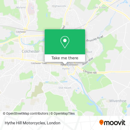 Hythe Hill Motorcycles map