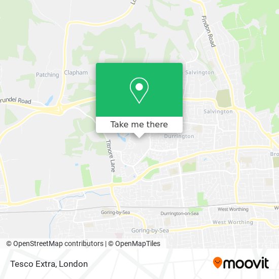 Tesco Extra map