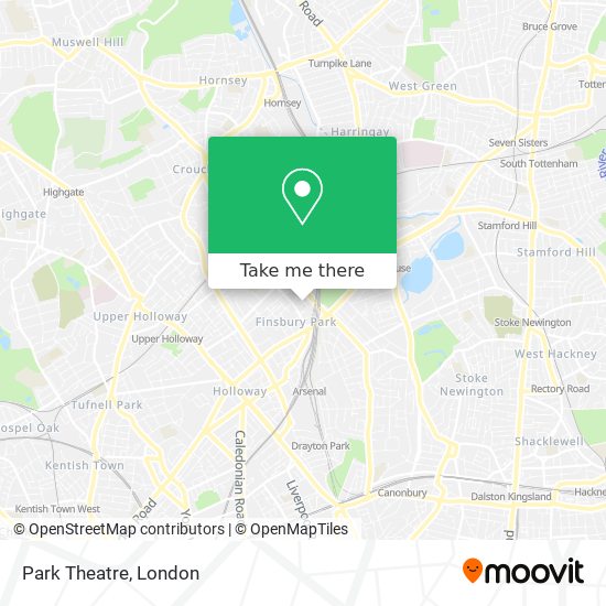 Park Theatre map