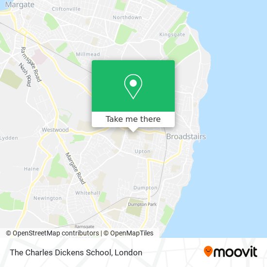 The Charles Dickens School map