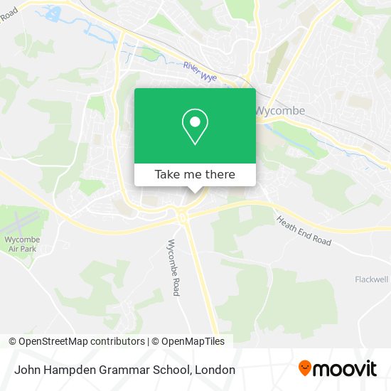 John Hampden Grammar School map