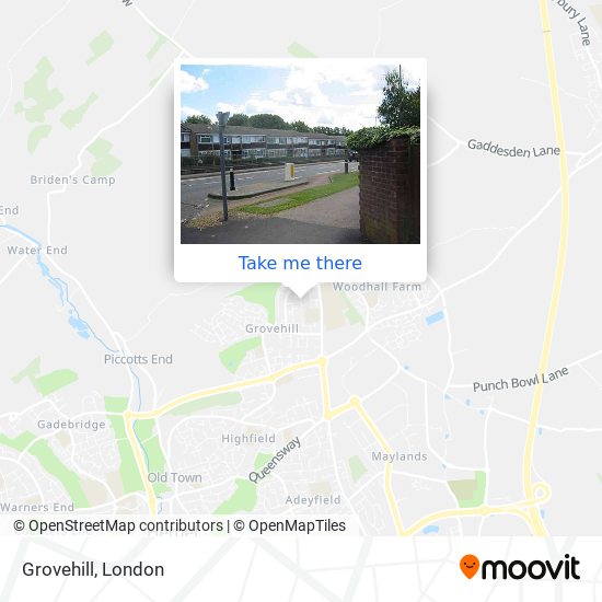 Grovehill map