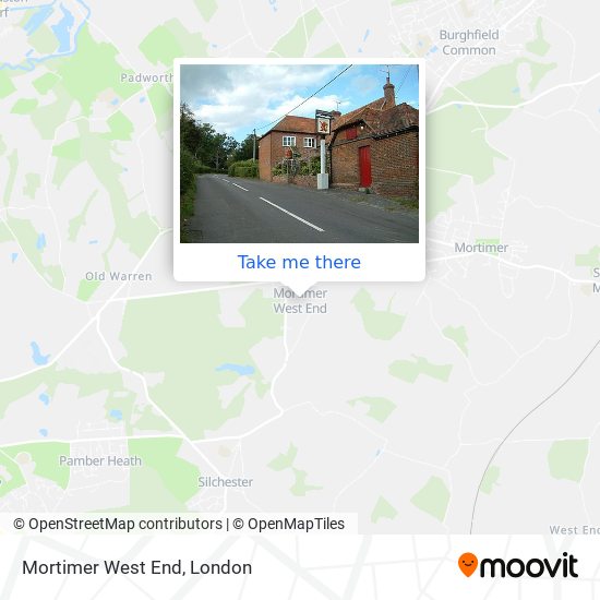 Mortimer West End map