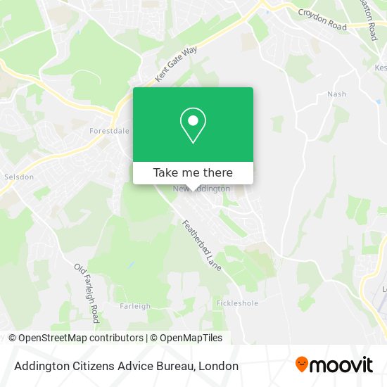 Addington Citizens Advice Bureau map