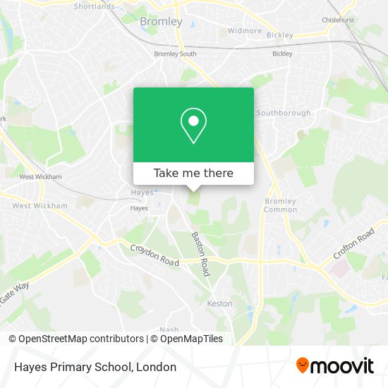 Hayes Primary School map
