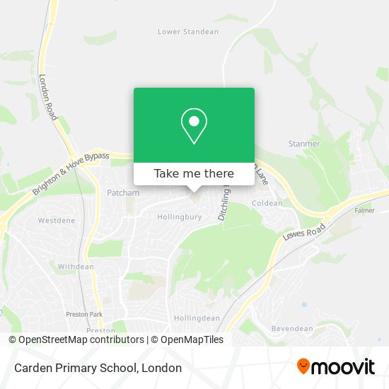Carden Primary School map
