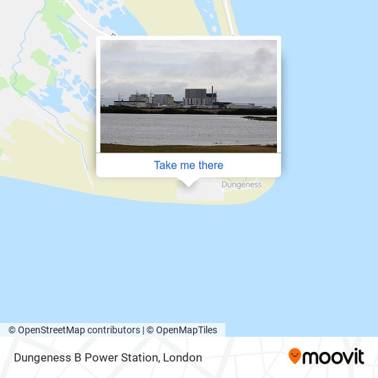 Dungeness B Power Station map
