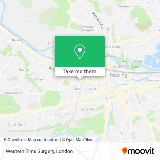 Western Elms Surgery map