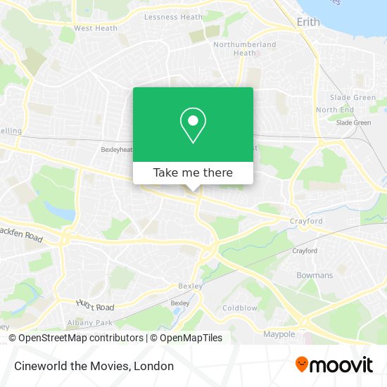 Cineworld the Movies map