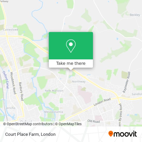 Court Place Farm map