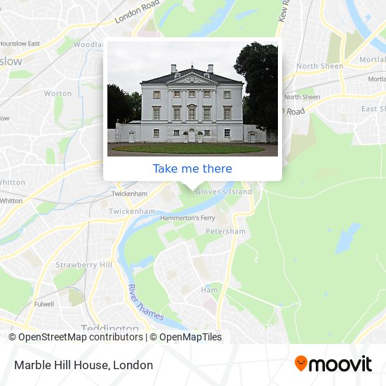 Marble Hill House map