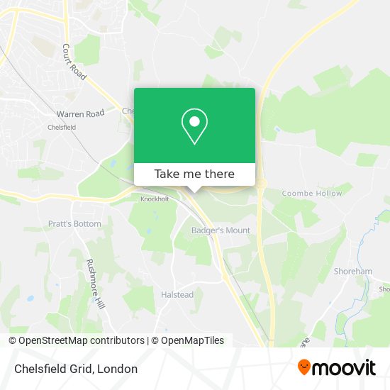 Chelsfield Grid map