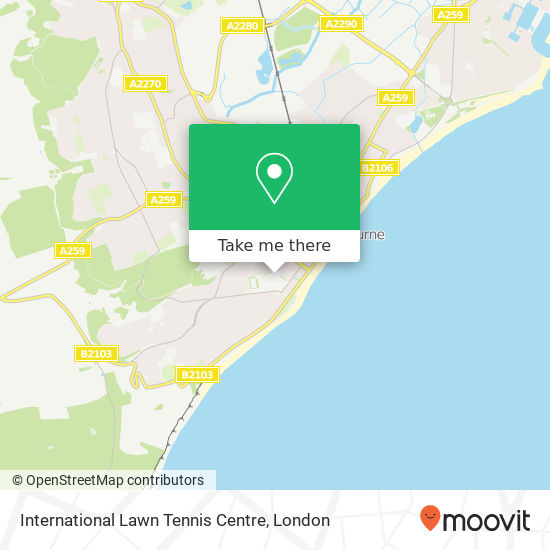 International Lawn Tennis Centre map