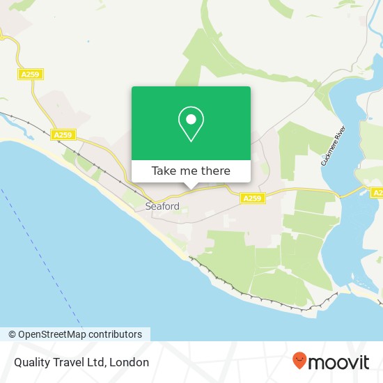 Quality Travel Ltd map