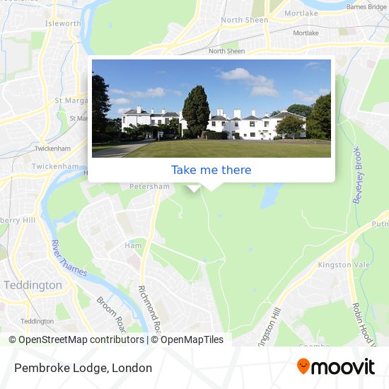 Pembroke Lodge map