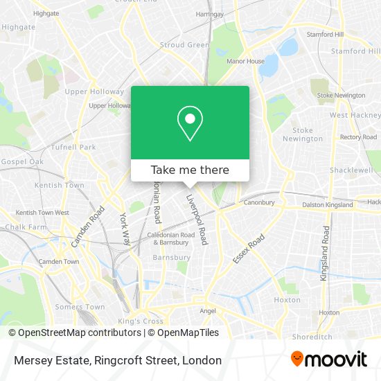 Mersey Estate, Ringcroft Street map