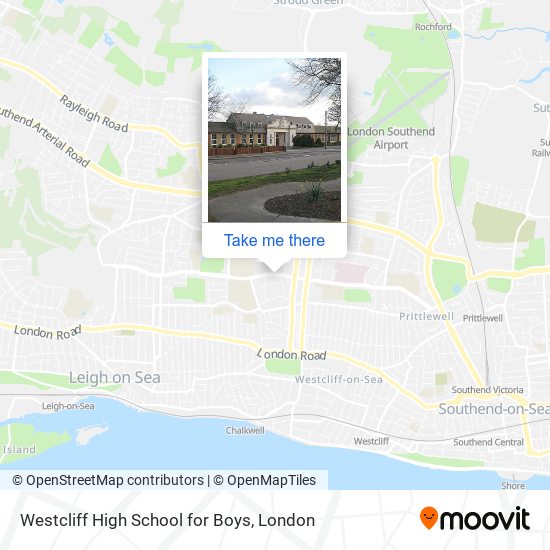 Westcliff High School for Boys map