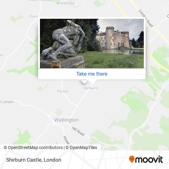 Shirburn Castle map