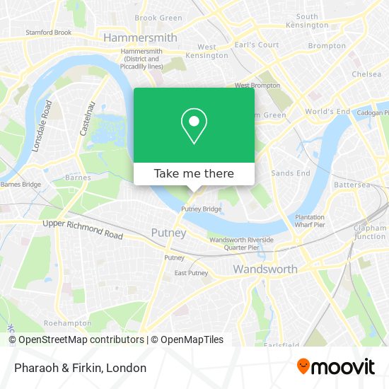 Pharaoh & Firkin map