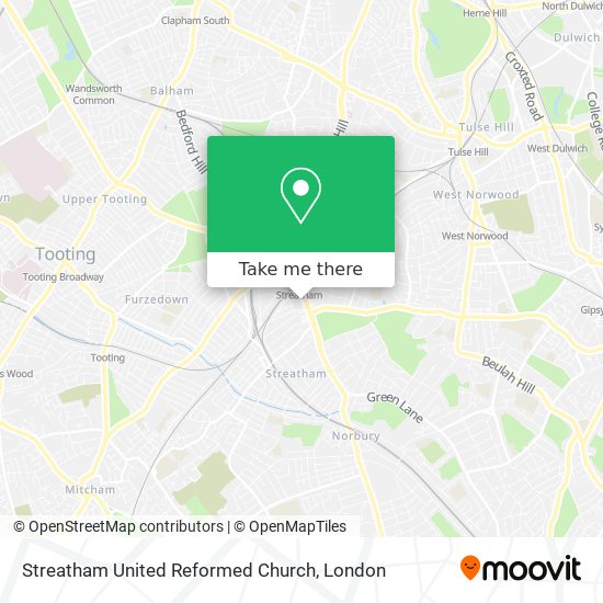 Streatham United Reformed Church map