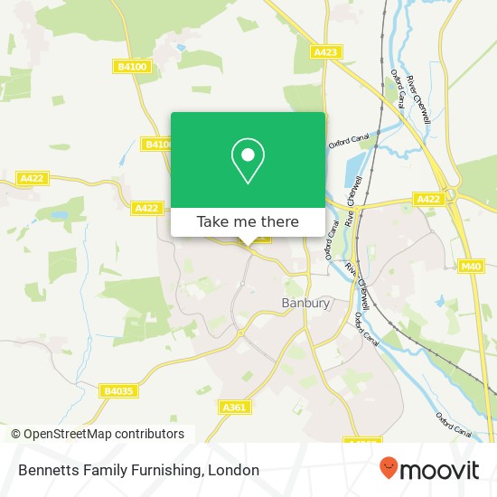 Bennetts Family Furnishing map