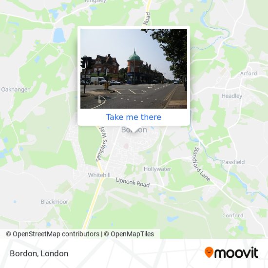 Bordon map