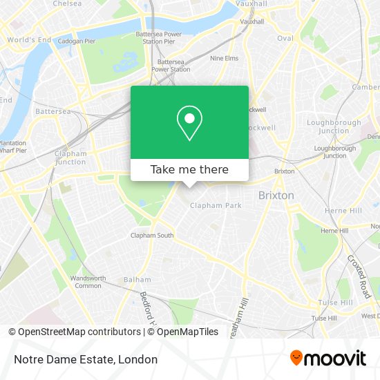 Notre Dame Estate map