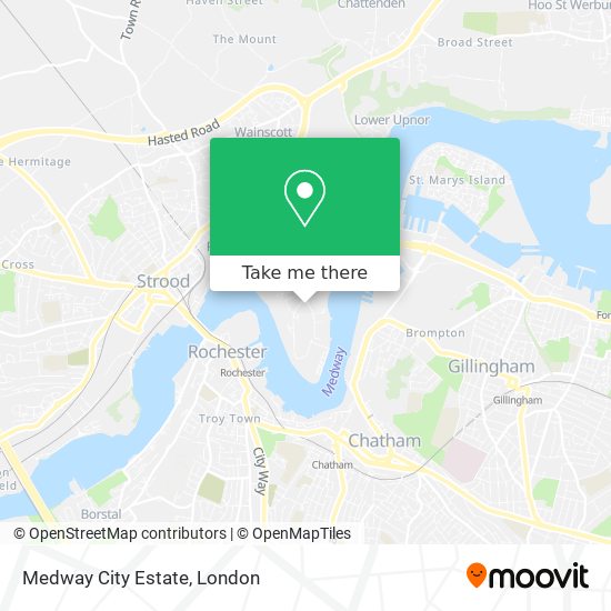 Medway City Estate map