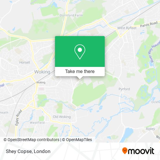 Shey Copse map